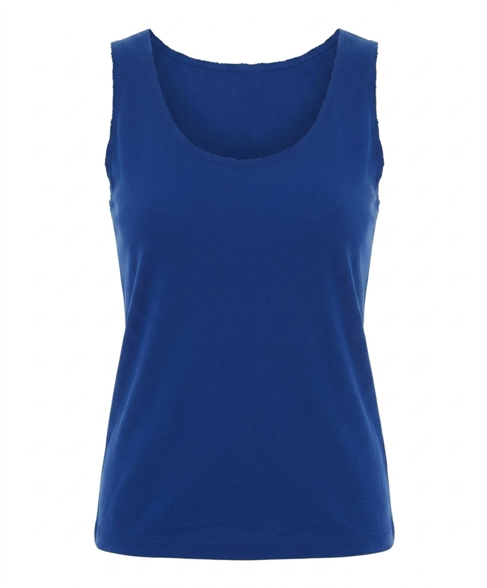 NEW ANGEL APPAREL bra-friendly tank in cadet